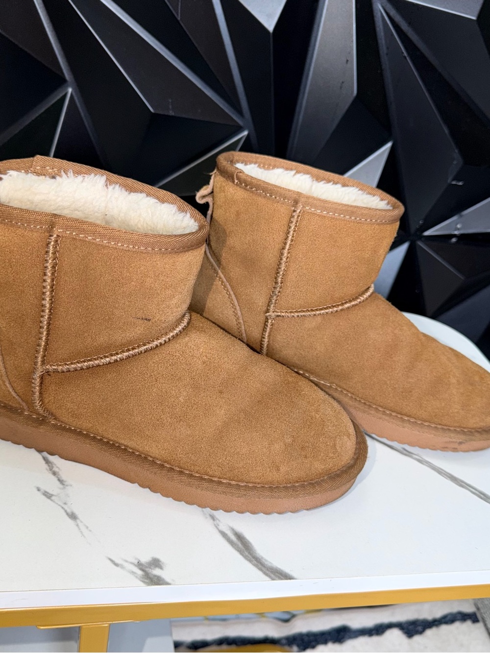 🔥👢Classic Short Shearling-Lined Women's Boot - Chestnut